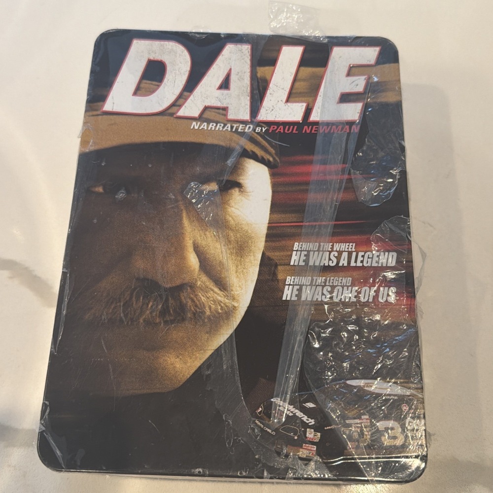 Dale Earnhardt The Movie NASCAR 6-Disc DVD Set Collectible Tin BRAND NEW SEALED!
